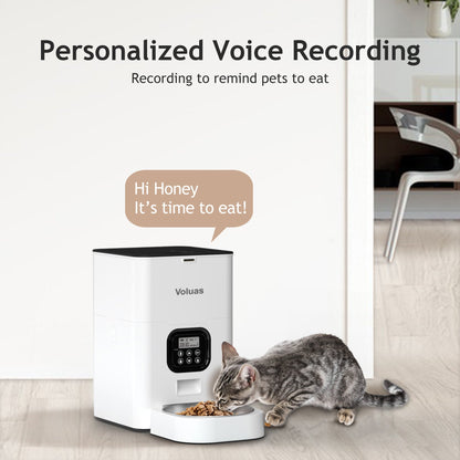 VOLUAS Automatic Pet Feeders for Cats and Dogs